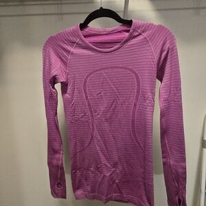lululemon athletica Purple Long Sleeve Top